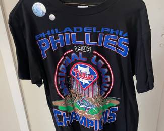 Vintage 1993 Philadelphia Phillies National League Champions Starter T-Shirt