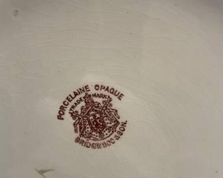 Bridgwood & Son Porcelain Opaque Chamber Pot