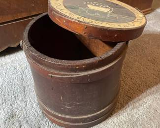 Hand-Painted Wooden Pantry Box