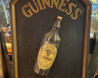 Vintage Guinness Extra Stout Advertising Sign