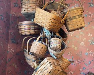 Vintage Longaberger Woven Baskets