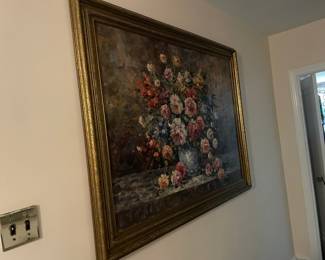 Floral Still Life Oil Painting by Ted Siever