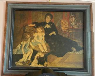 Vintage Print of "Madame Georges Charpentier and Her Children" by Pierre-Auguste Renoir