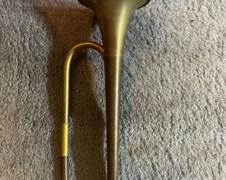 Vintage Brass Cavalry Bugle