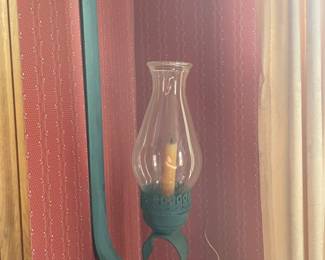 Vintage Wrought Iron Wall Sconce
