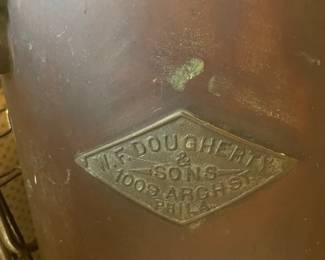 W.F. Dougherty & Sons Copper Coffee Urn
