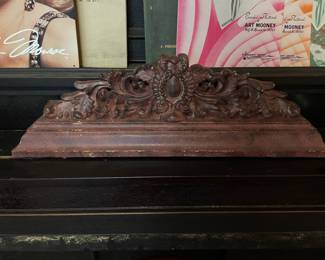 Vintage Piano Fallboard Ornament