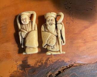 Vintage Carved Figural Toggles