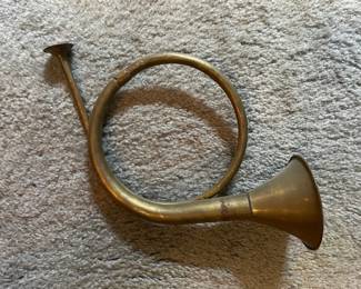 Vintage Brass Hunting Horn
