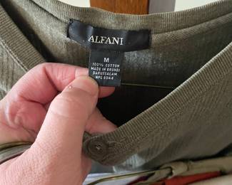 Alfani Henley Shirt