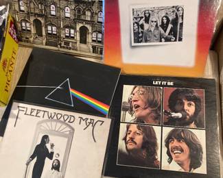 Vintage vinyl collection