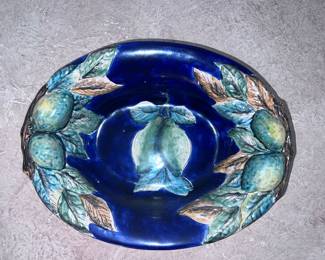 Hand painted serving dish