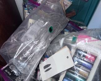 Large selection of sewing knitting and crocheting items