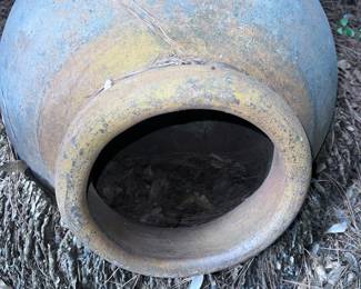 Large clay pot