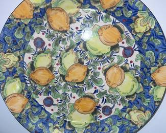 Large Hand painted serving dish
