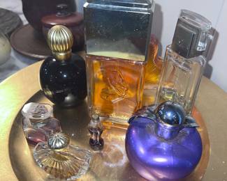 Assorted perfume selections