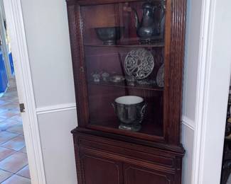 Vintage Corner Cabinet