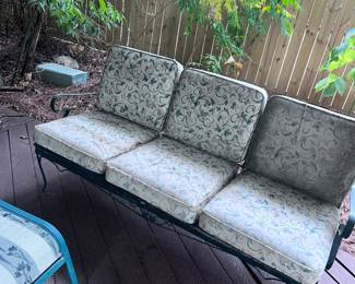 Wrought Iron Couch for outdoor living spaces