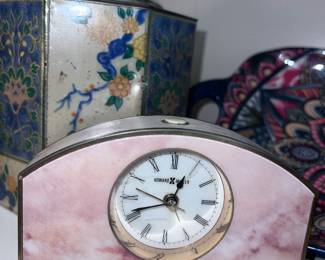 Vintage marble clock