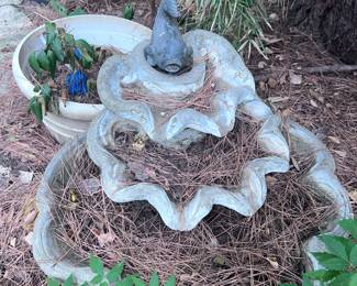 Large Concrete Fountain #1