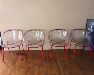 Set of four modern chairs
