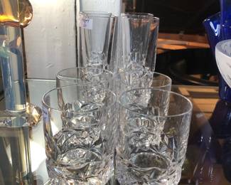 Tiffany crystal highball & old fashions