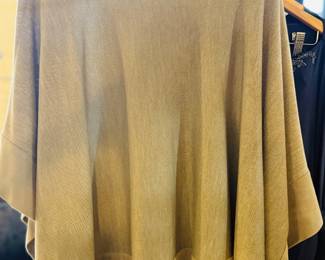 Ralph Lauren purple label made in Italy, cashmere and suede poncho.