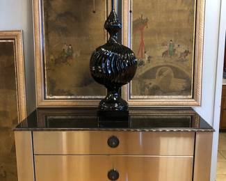 The other of the pair of steel clad chests