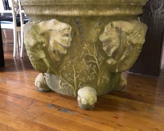 Huge elephant planter