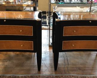 Pair of nightstands or end tables, 1 pair of 2 pairs