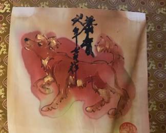 Lili Butler hand painted/handmade Chinese Zodiac pillows 