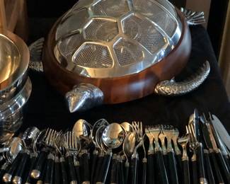 Frontgate turtle serving pieces