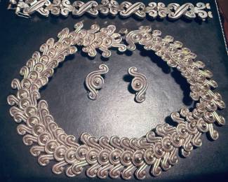 Chunky Mexican silver.