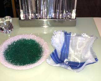 To our glass pieces from another angle