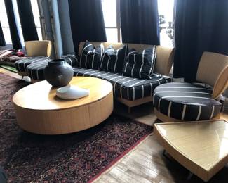 Pierantonio Bonacina Post Modern wicker sunroom suite
