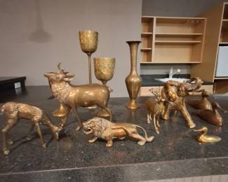 Heavy brass decor (India)