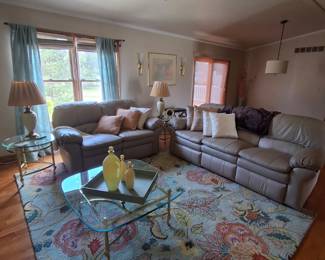 Living room furniture, decor