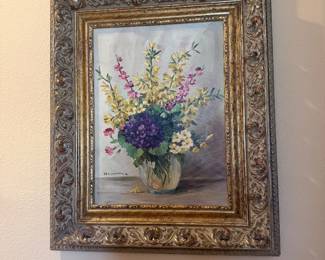 Floral painting, “Schwartz”
