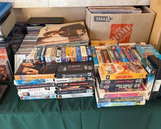 VHS tapes, Records
