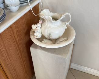 Decorative Pitcher And Basin