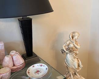 Lamp And Decorative Figurine