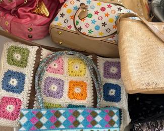 Colorful Handbags And Totes