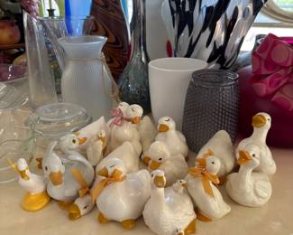 Ceramic Duck Figurine Collection