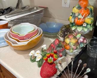 Fruit Themed Serving Pieces