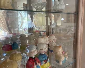 Angel And Child Figurine Cabinet