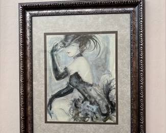 Framed Figure Artwork