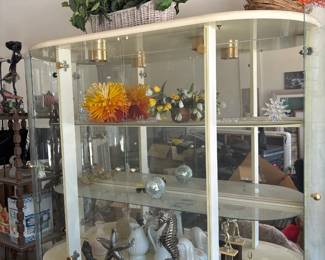 Glass Curio Display Cabinet