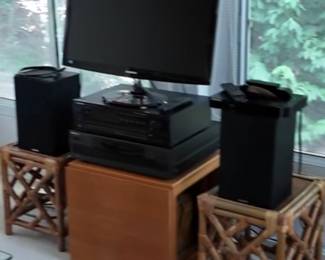 Complete home theater system with TV