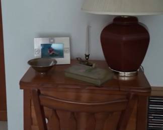 Sewing machine with desk & chair 