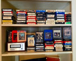 Large 8 Track Tape Collection - Great finds from The Beatles, Kiss, Tom Petty and many more
